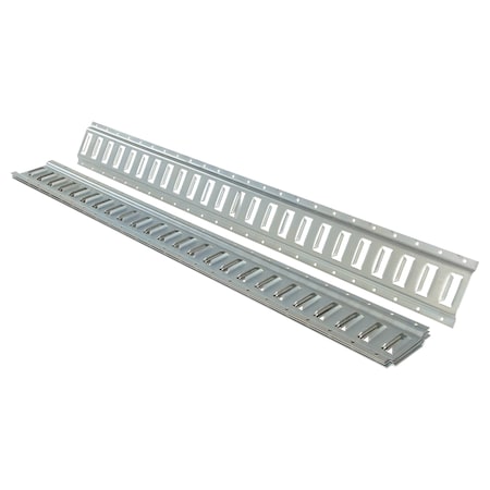 Vestil E-TRACK 4 FOOT ZINC, PK4 E-TRK-4-ZN-4PK